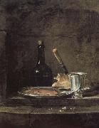 Jean Baptiste Simeon Chardin, Silver glasses have lunch